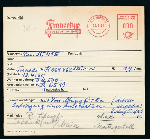 S2037 francotyp afs - francotyp,