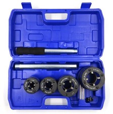 LUX Gewindeschneidkluppe Rohrgewindeschneider Schneidkluppe Schneideisen 5-tlg.