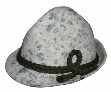 Trachtenhut hellgrau Loden