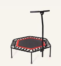 SportPlus Fitness Trampolin Minitrampolin Gummiseil Federung klappbar Haltegriff