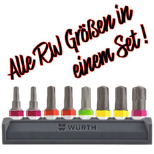 Würth RW® Bit Set 1/4 Zoll x
