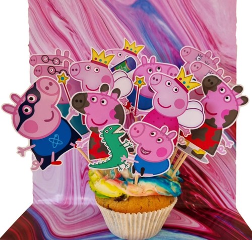 Peppa wutz muffin aufstecker - peppa,