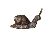 Bronze-Skulptur IDYL Schnecke - klein gerade - TM-68