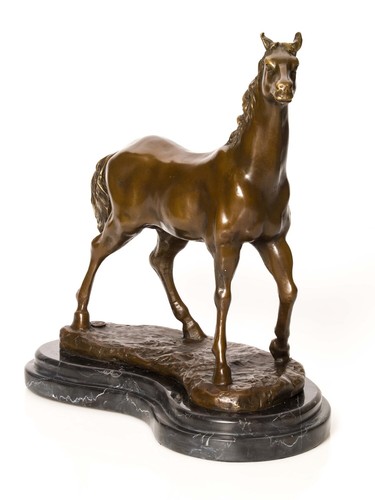 Bronzeskulptur pferd 6kg - bronzeskulptur,