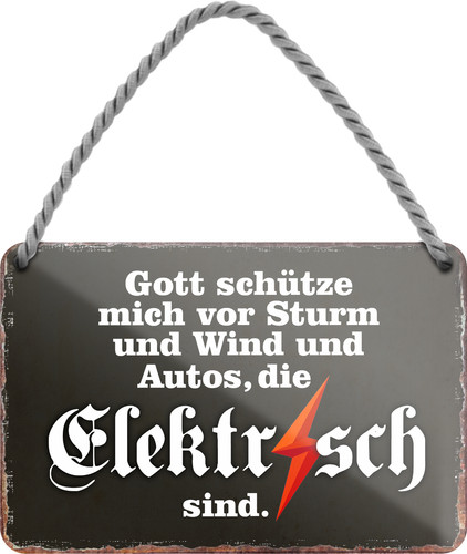 Blechschild gott schütze - blechschild,