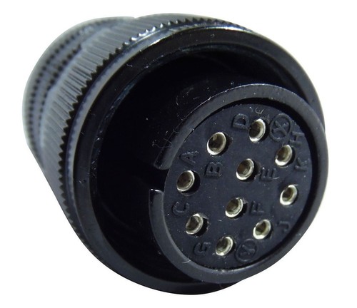 Rundstecker polig mil - 10,
