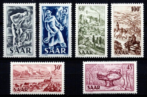 Saarland 1949 lot - saarland, 1949: