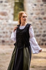 Miederweste Schwarz "Odette"