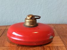 Wärmeflasche Bettflasche Wärmflasche rot Puppenstube dollhouse hot-water bottle