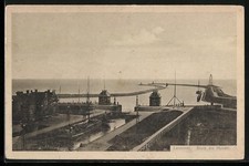 Ansichtskarte Lemmer, Sluis en Haven 1916 