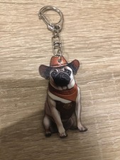 Schlüsselanhänger Mops aus