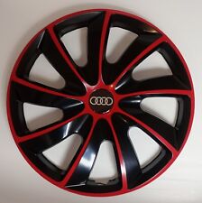 4 Radkappen Radzierblenden  Audi 80 90 100 A1 A2 A3 A4 Allroad A6 TT 15" rot