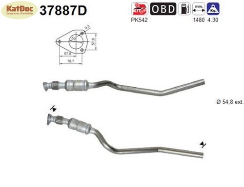 Katalysator für audi a4 - audi,