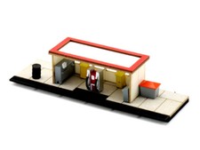 MU N-A50201 - Fertigmodell Dieseltankstelle Bahnbetriebswerk - Spur N - NEU