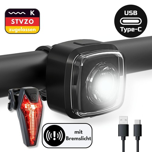 Fahrradlicht set stvzo led - stvzo, usb