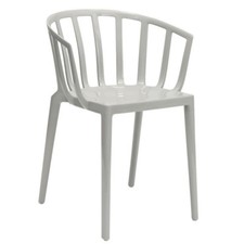 KARTELL VENICE , PH. STARCK Stuhl, Kunststoff grau, sofort NEU,OVP