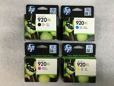 4 original HP Tinten 920XL Black Cyan Magenta Yellow ( 2016/17 ) OVP Rechnung