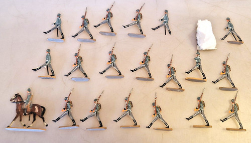 Zinnfiguren soldaten heer - zinnfiguren,