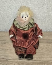 Porzellan Clown Puppe Pierrot