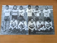 Unikat. Orginales Autogramm. 7 St. HSV. DFB. Mannschaftsfoto. Hrubesch. 1979.