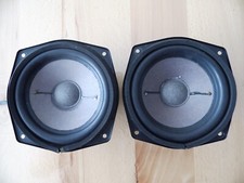 2 Stück Lautsprecher Bass Tieftöner Mitteltöner Wigo PMM 130/25/93