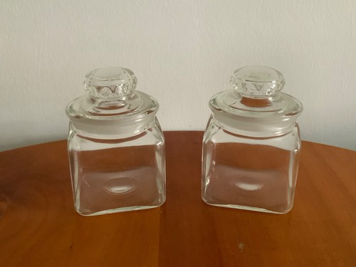 Vintage glasdose mit - vintage:,