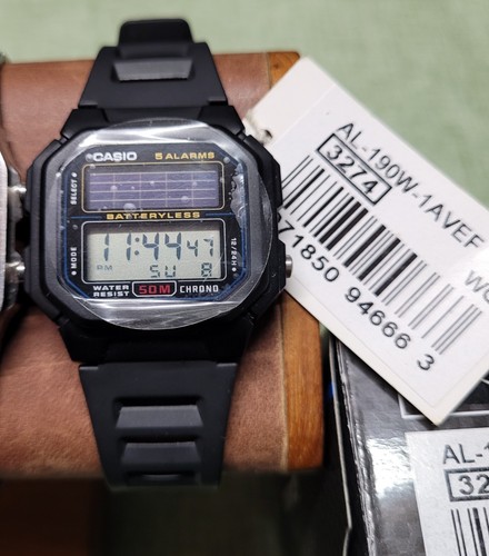 Casio 190w 1avef solar - casio, al-190w-1avef