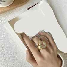 Schicke Paar Quarz Ring Uhr