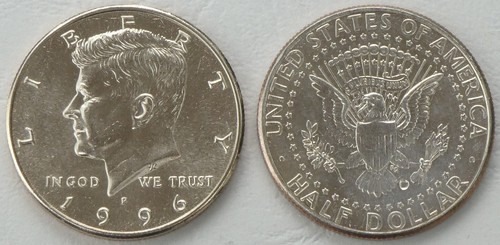 Usa kennedy half - half, 1996