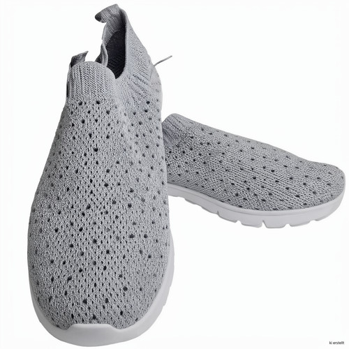 Damen slip sneakers glitzer - on,