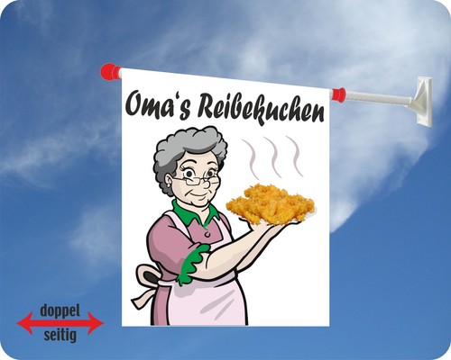 Flagge reibekuchen mit oma - reibekuchen,