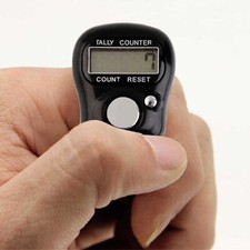 1x Schwarz Digital Finger Hand