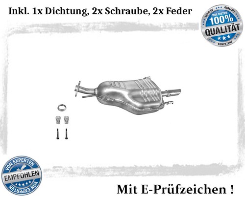 Endschalldämpfer opel astra - opel,