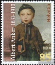 Schweiz 2155 (kompl.Ausg.) postfrisch 2010 Todestag Albert Anker