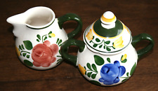 Bauernblume Zuckerdose u. Milchkännchen Villeroy & Boch