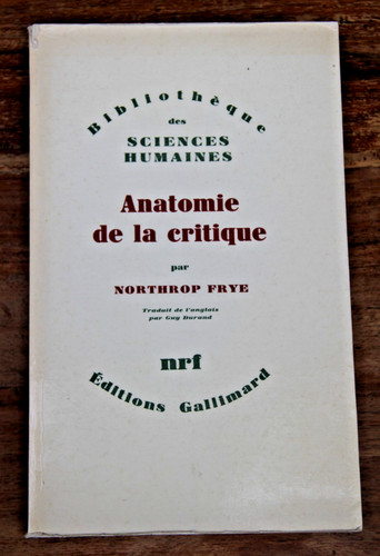 Anatomie der kritik northrop - der,