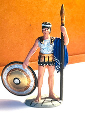 Zinnfigur Gladiator Handbemalt Höhe 8,5 cm , Gewicht 81,45  Gramm