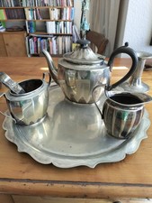 Teeset aufwendig versilbert