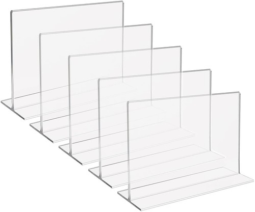 Hmf acryl tischaufsteller - hmf, 5x