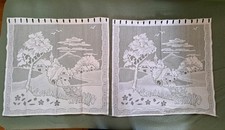 3 Scheibengardinen Kurzgardine