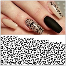 3D Nagel Sticker Nail Art Sticker Selbstklebend Aufkleber Leopard Nagelsticker