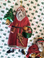 ⭐Set Weihnachtsdeko ⭐ 4 x Weihnachtsmann Figur ⭐ Nostalgisch ⭐True Vintage