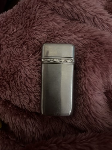 Gasfeuerzeug silber optik mit - silber-optik,
