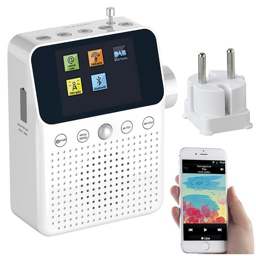 Radio 2in1 steckdosenradio - vr-radio, 2in1-steckdosenradio