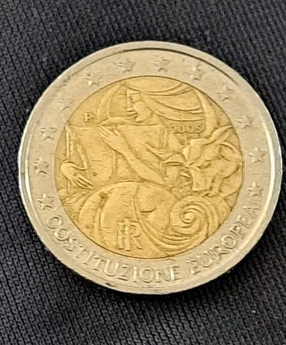 Euro münze costituzione - 2,