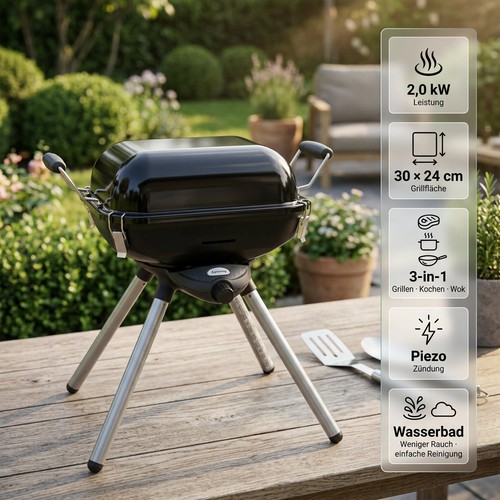 Gazcamp bbq multi grill - bbq, deluxe