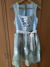 Dirndl Gr. 40 beige/lindgrün