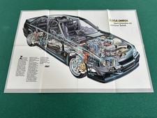 Opel lotus omega plakat die - omega, „die