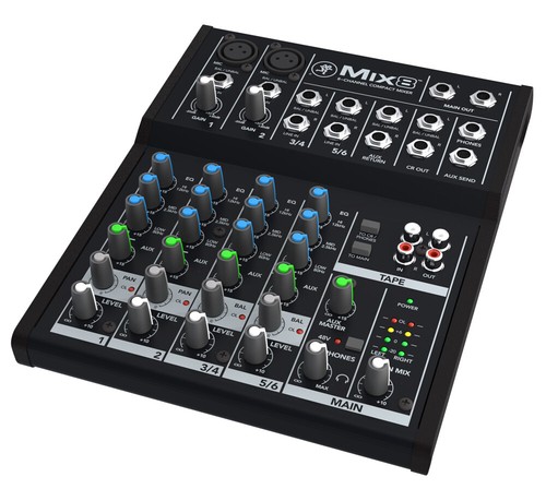 Mackie mix8 kompakt mixer - mackie,