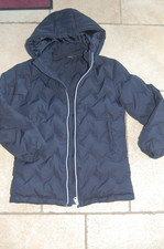 Name it Winterjacke Jacke Kapuze blau gefüttert Gr. 140 NEU